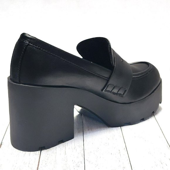 high heel penny loafers for womens